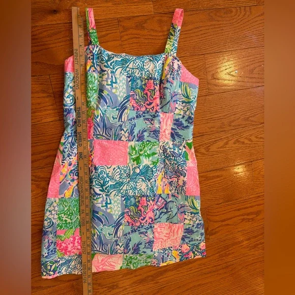 Lilly Pulitzer Jesse Romper Dress Size 12 Back Together Again Resort Preppy - Picture 2 of 5